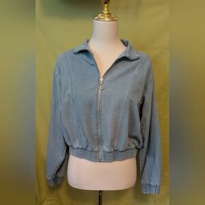 Haute Monde Light Blue Denim Jacket! Total 80's Vibes!